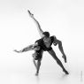 FOTO: 1483 Cm: 'Coupled' - Marianna Barabs, Gyrgy Szirb - Ballet Photography B&W