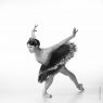 FOTO: 1486 Cm: Anna Black Swan - Anna Tsygankova - Ballet Photography B&W
