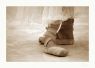 Fine Art Prints - Pointe Shoes Sepia - (Print Available on Hahnemhle Bamboo/Cotton Matt Paper) - Fine Art Print Ballet Photo